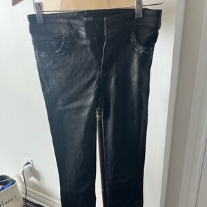 Paige Lamb Leather Pants Size 25